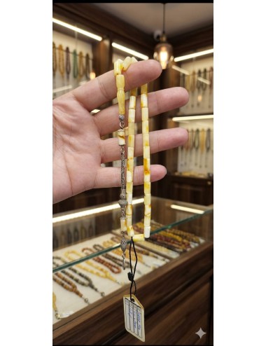 KALİNİNGRAD KAYA DAMLA KEHRİBAR TESBİH. (DK-05)